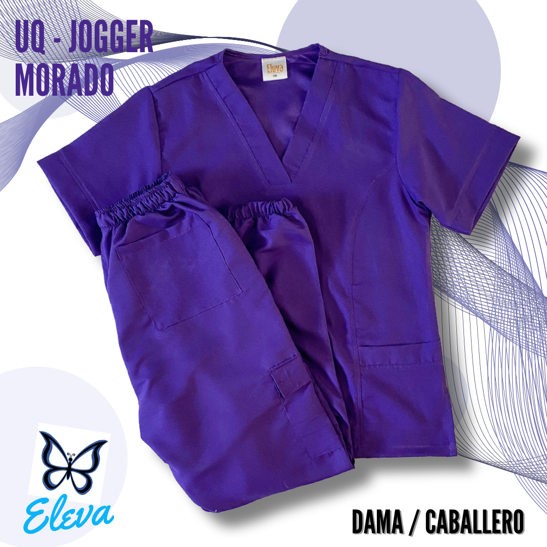 Pantalon Jogger Morado