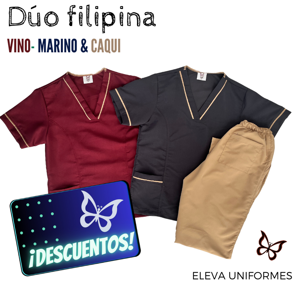 DÚO FILIPINA | VINO - MARINO - CAQUI