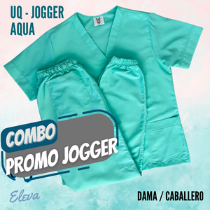 UQ - JOGGER AQUA