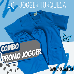 UQ - JOGGER TURQUESA