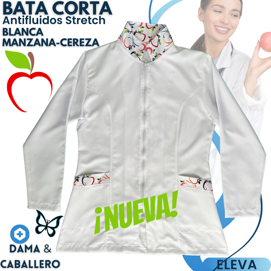 BATA CORTA | BLANCA MANZANA CEREZA