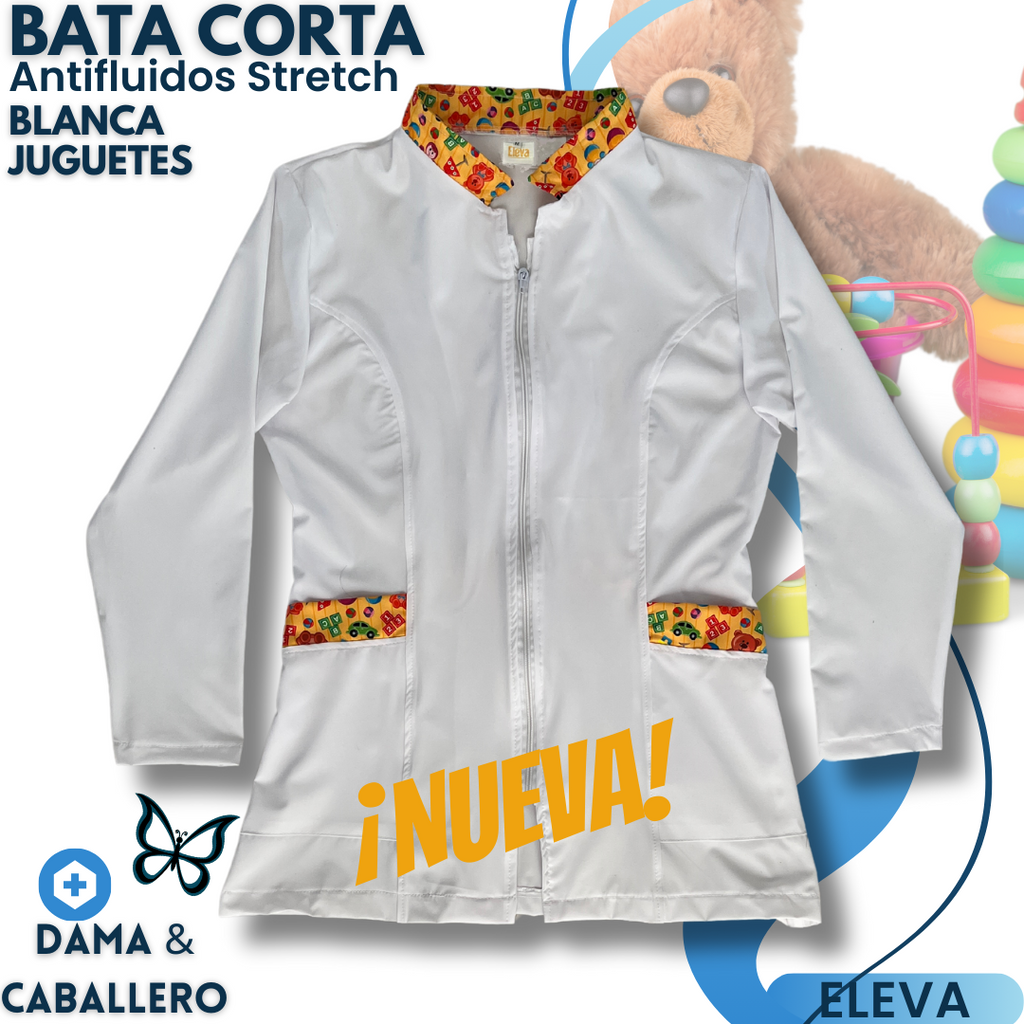 BATA CORTA | BLANCA - JUGUETES