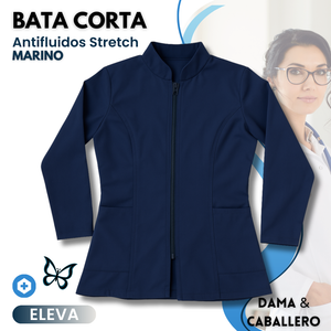BATA CORTA ANTIFLUIDOS STRETCH | VIBE - MARINO