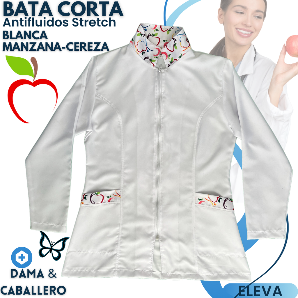 BATA CORTA | BLANCA MANZANA CEREZA