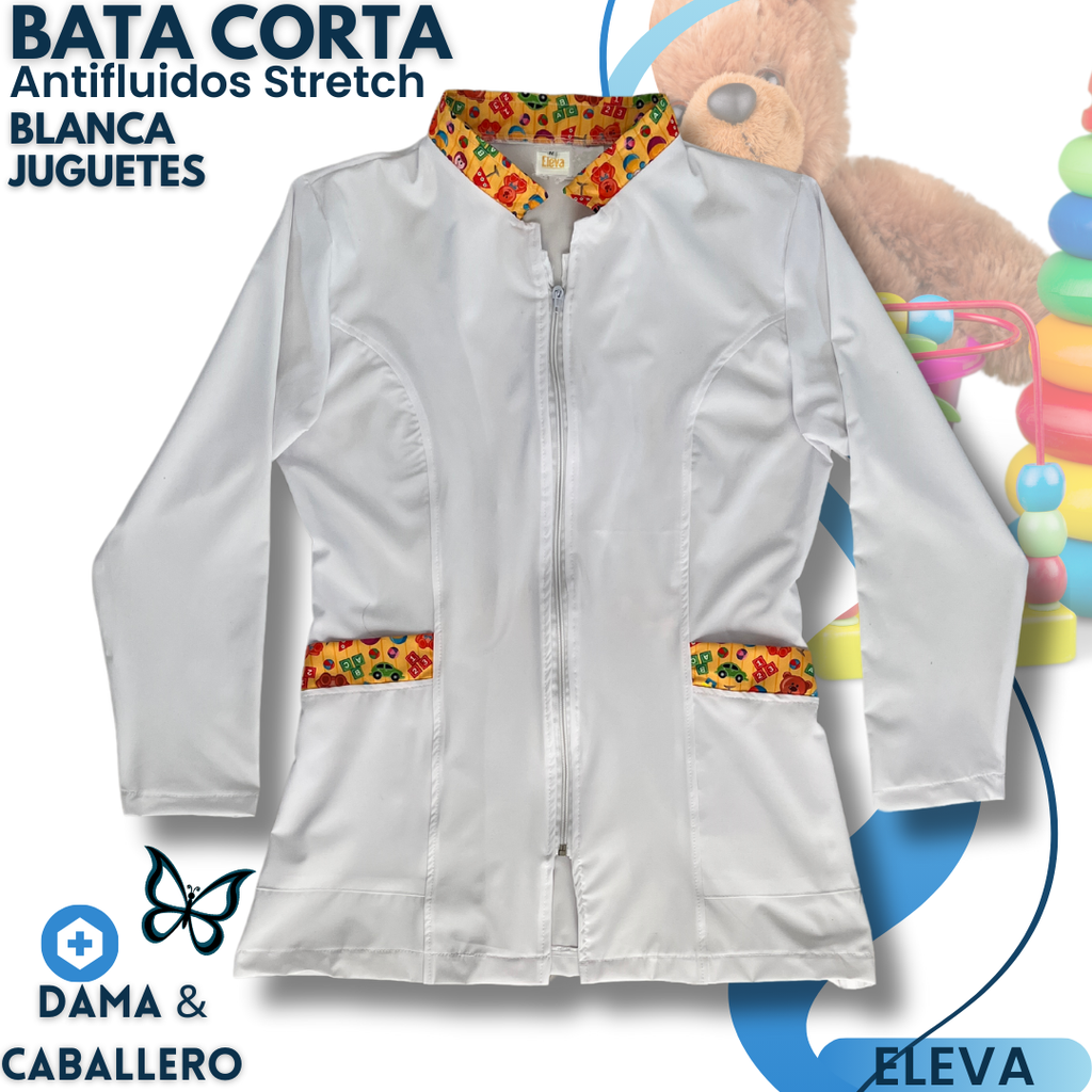 BATA CORTA | BLANCA - JUGUETES