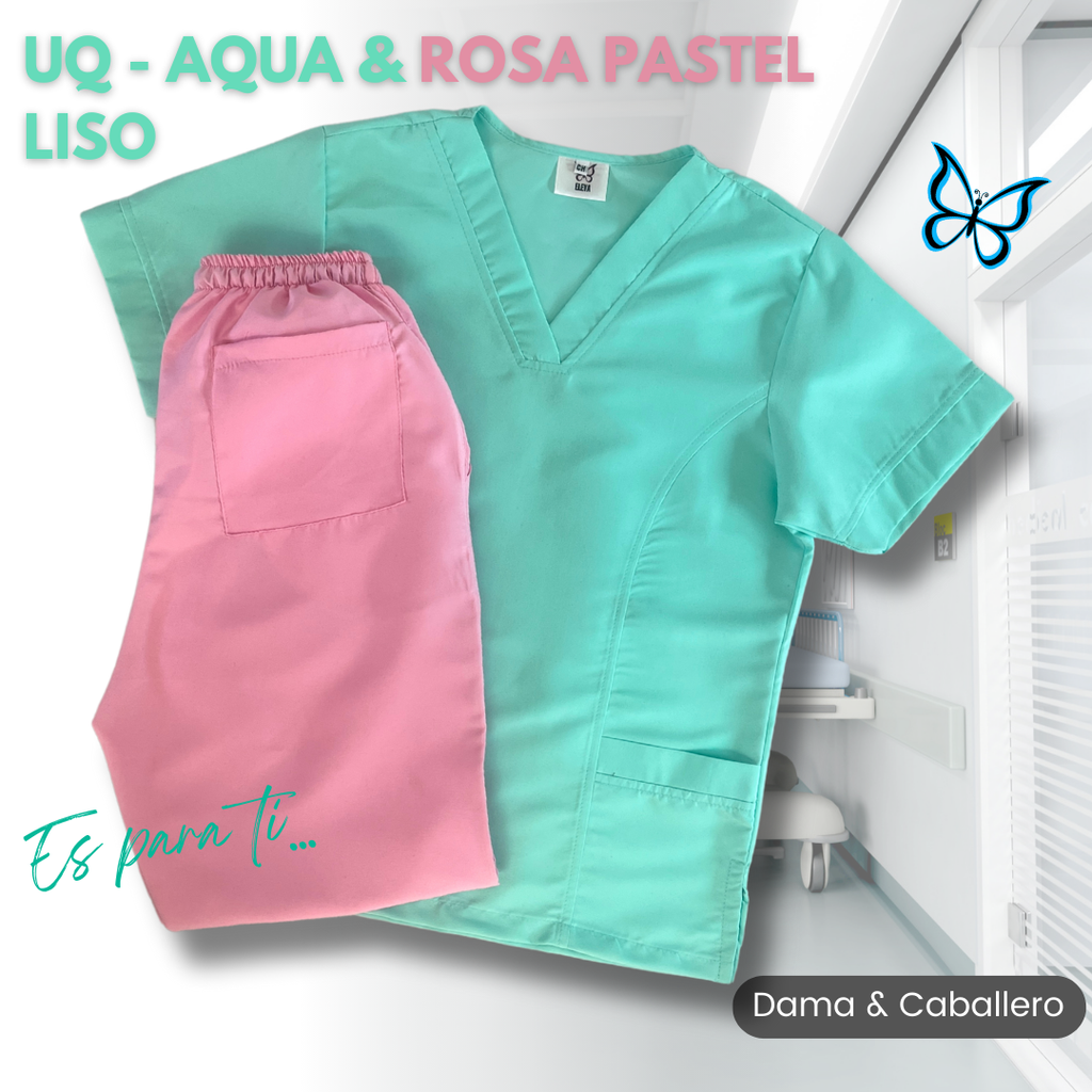 SCRUB | UQ - AQUA & ROSA PASTEL