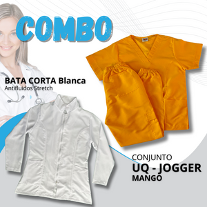 COMBO BATA CORTA & UQ JOGGER MANGO