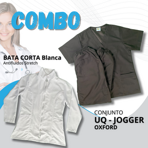 COMBO BATA CORTA & UQ JOGGER OXFORD