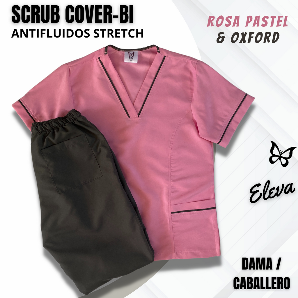 SCRUB COVER-BI ROSA PASTEL & OXFORD