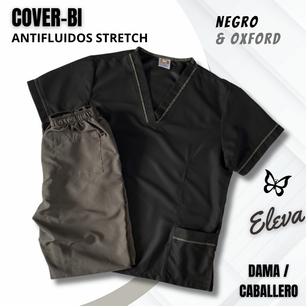 SCRUB COVER-BI NEGRO & OXFORD