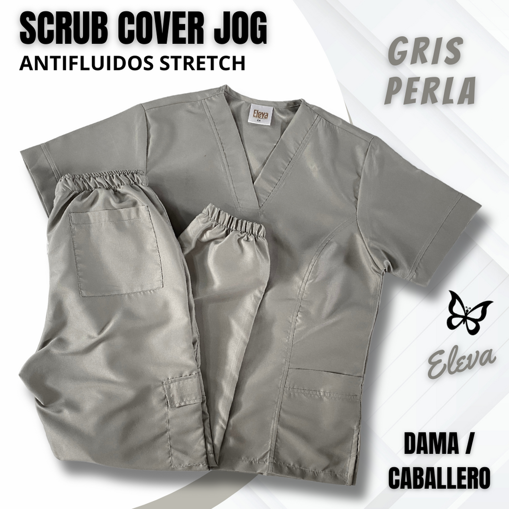 SCRUB COVER JOG - GRIS PERLA