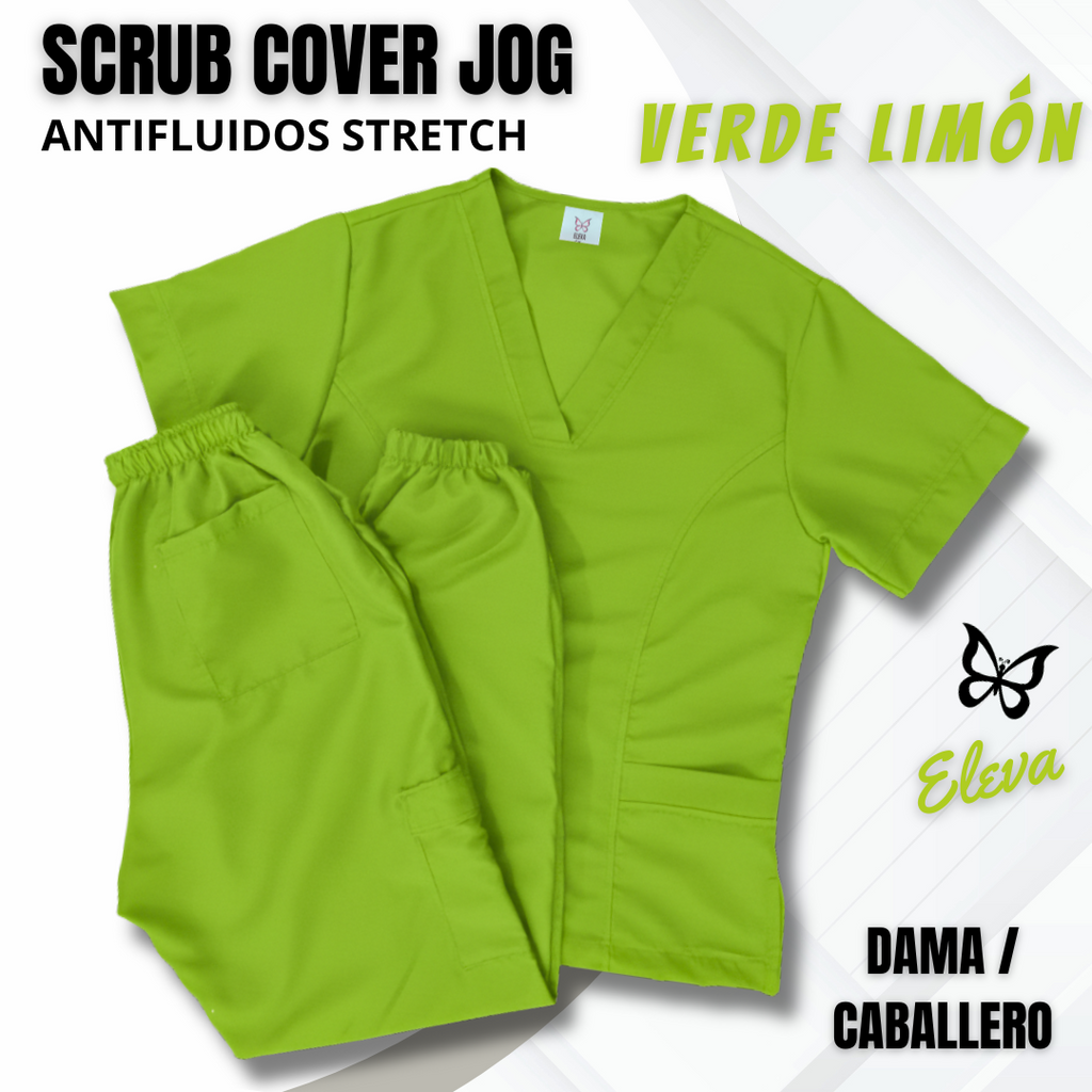 SCRUB COVER JOG - VERDE LIMON