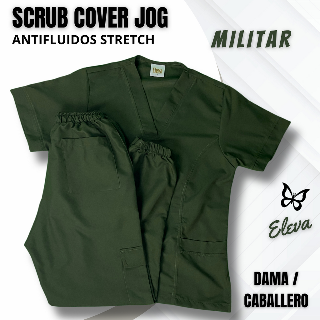 SCRUB COVER JOG - MILITAR