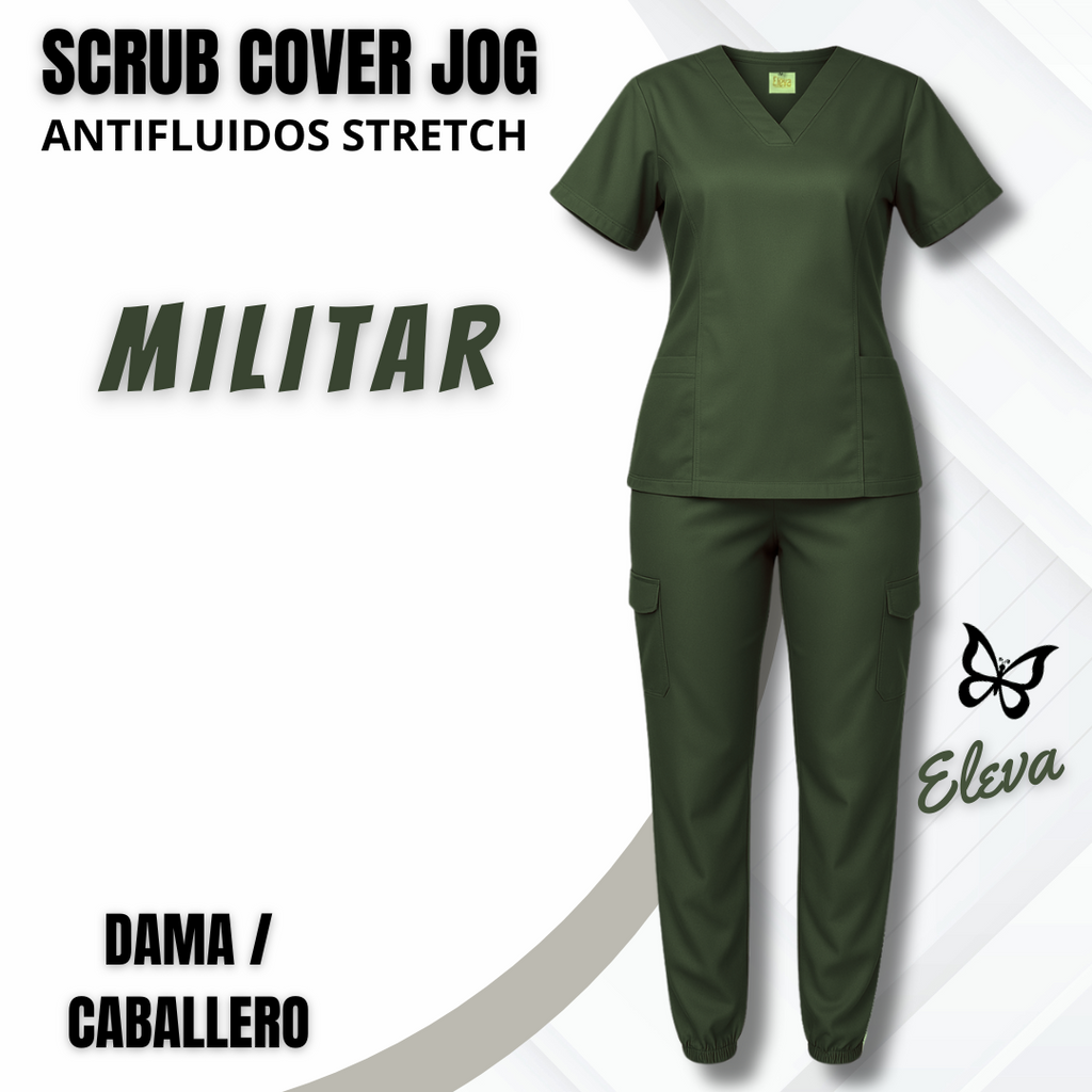 SCRUB COVER JOG - MILITAR