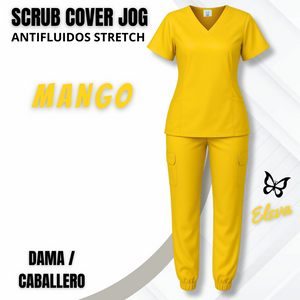 SCRUB COVER JOG - MANGO
