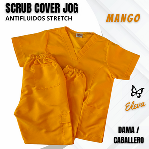 SCRUB COVER JOG - MANGO