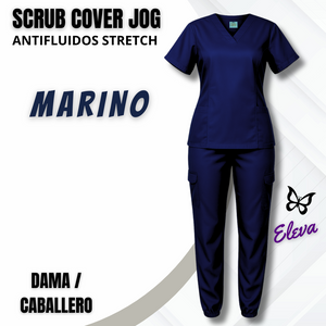 SCRUB COVER JOG - MARINO