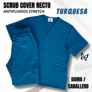 SCRUB COVER-RECTO TURQUESA