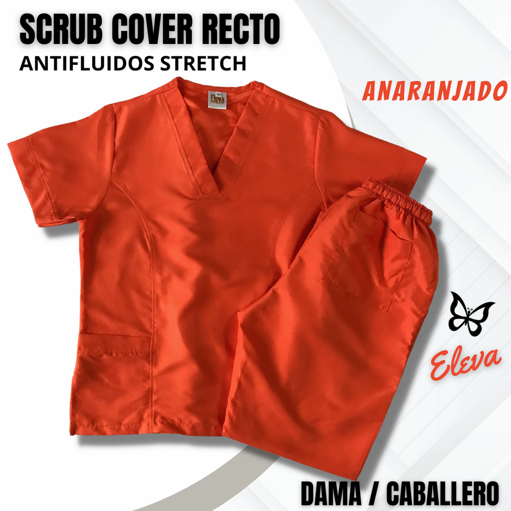 SCRUB COVER-RECTO ANARANJADO