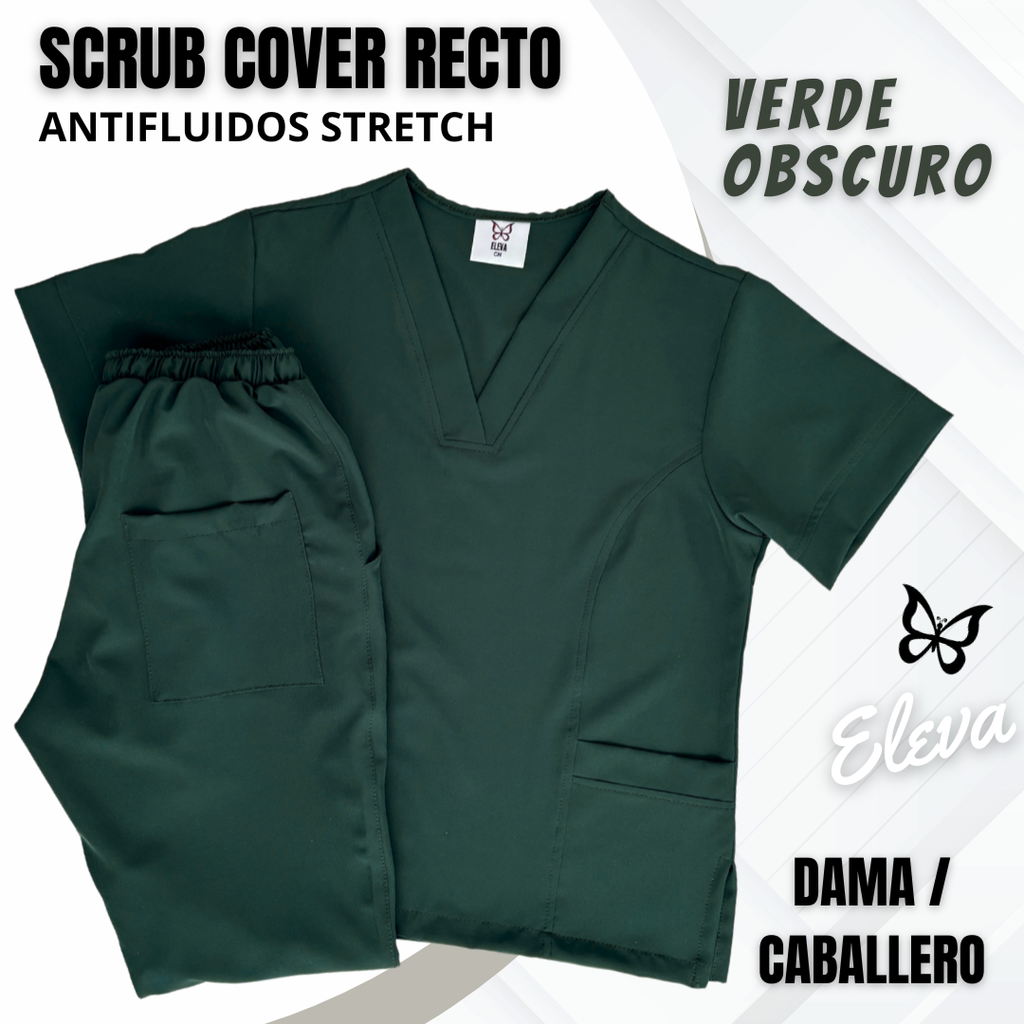 SCRUB COVER-RECTO VERDE OBSCURO