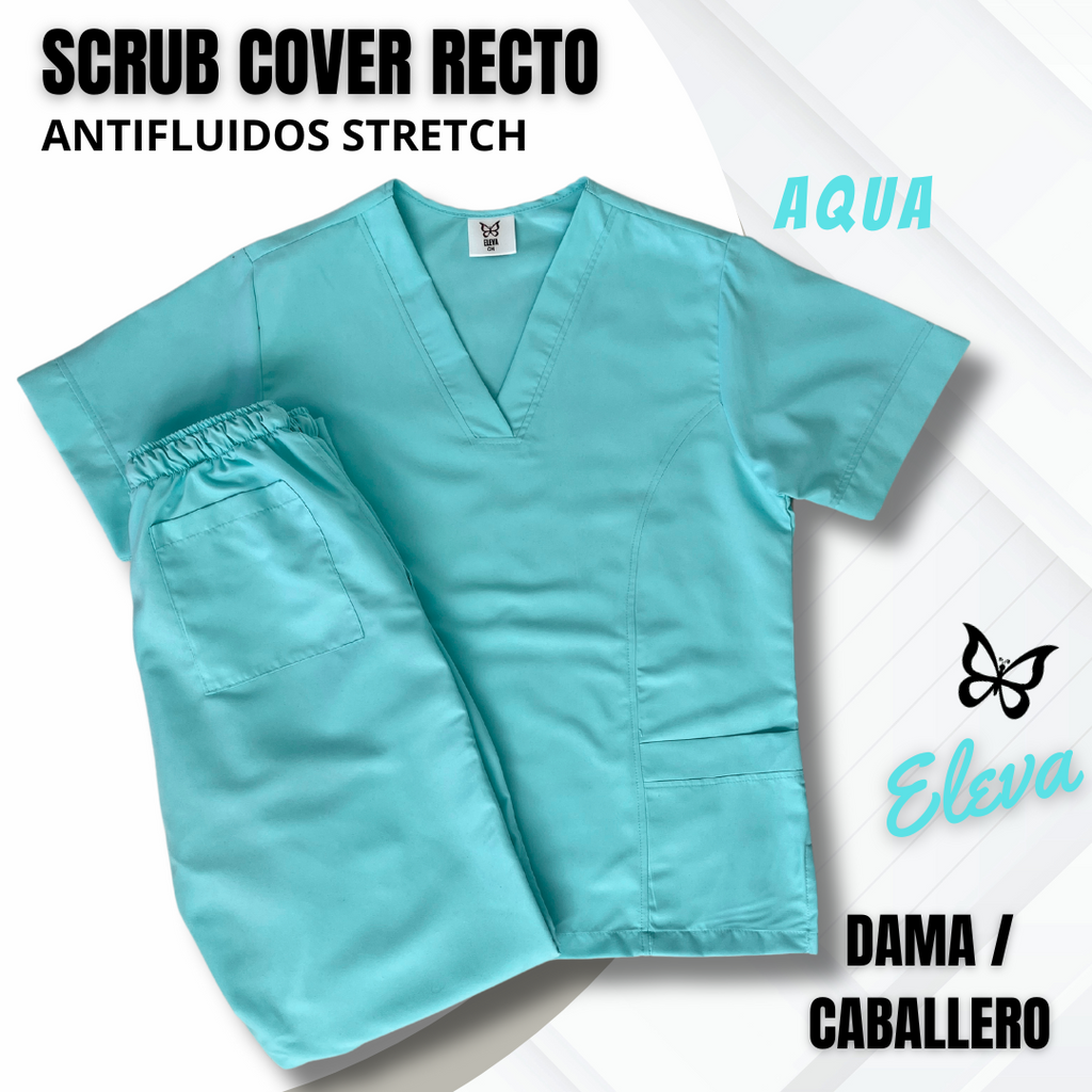 SCRUB COVER-RECTO AQUA