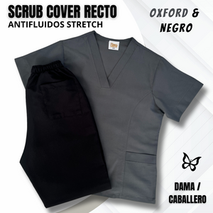 SCRUB COVER-RECTO OXFORD & NEGRO