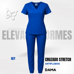 SCRUB CRUZADO STRETCH - REY