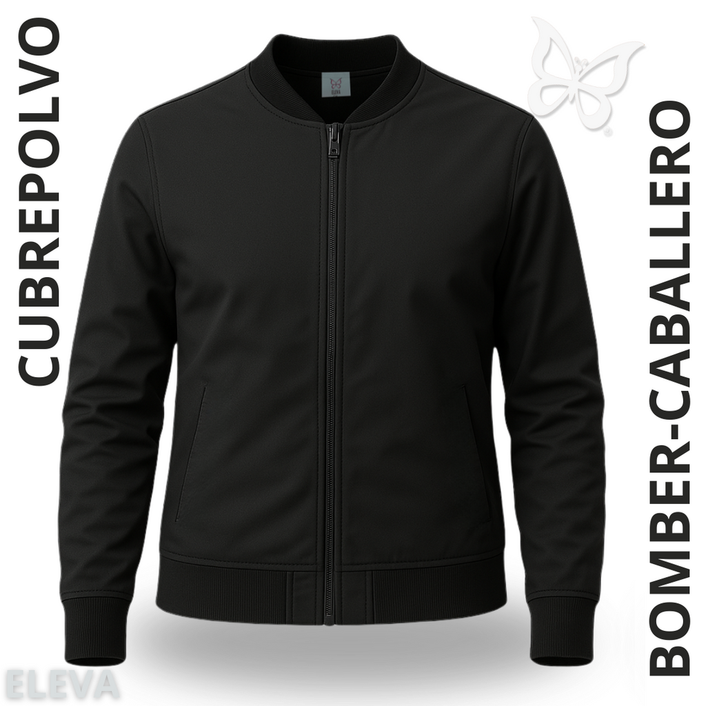 CUBREPOLVO BOMBER - NEGRO CABALLERO
