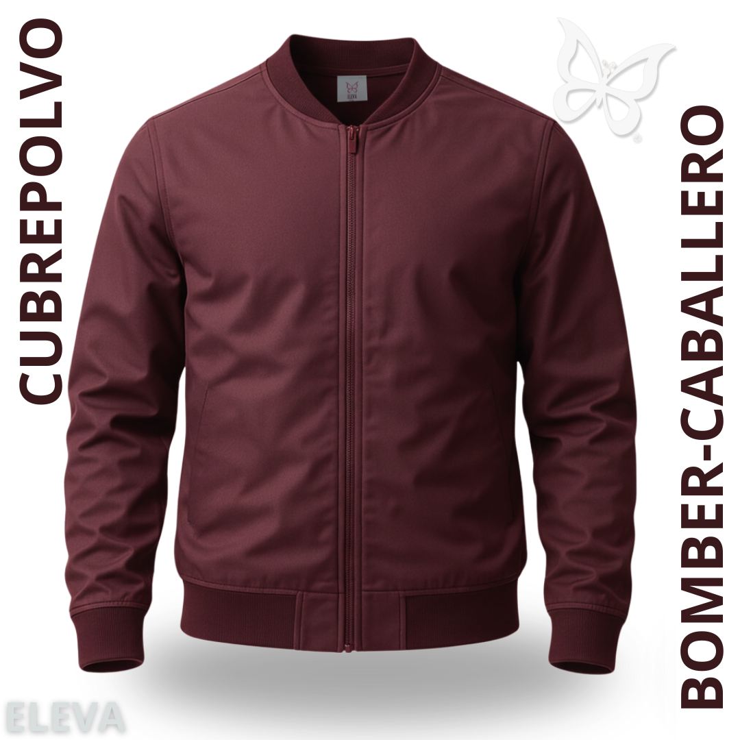 CUBREPOLVO BOMBER - VINO CABALLERO