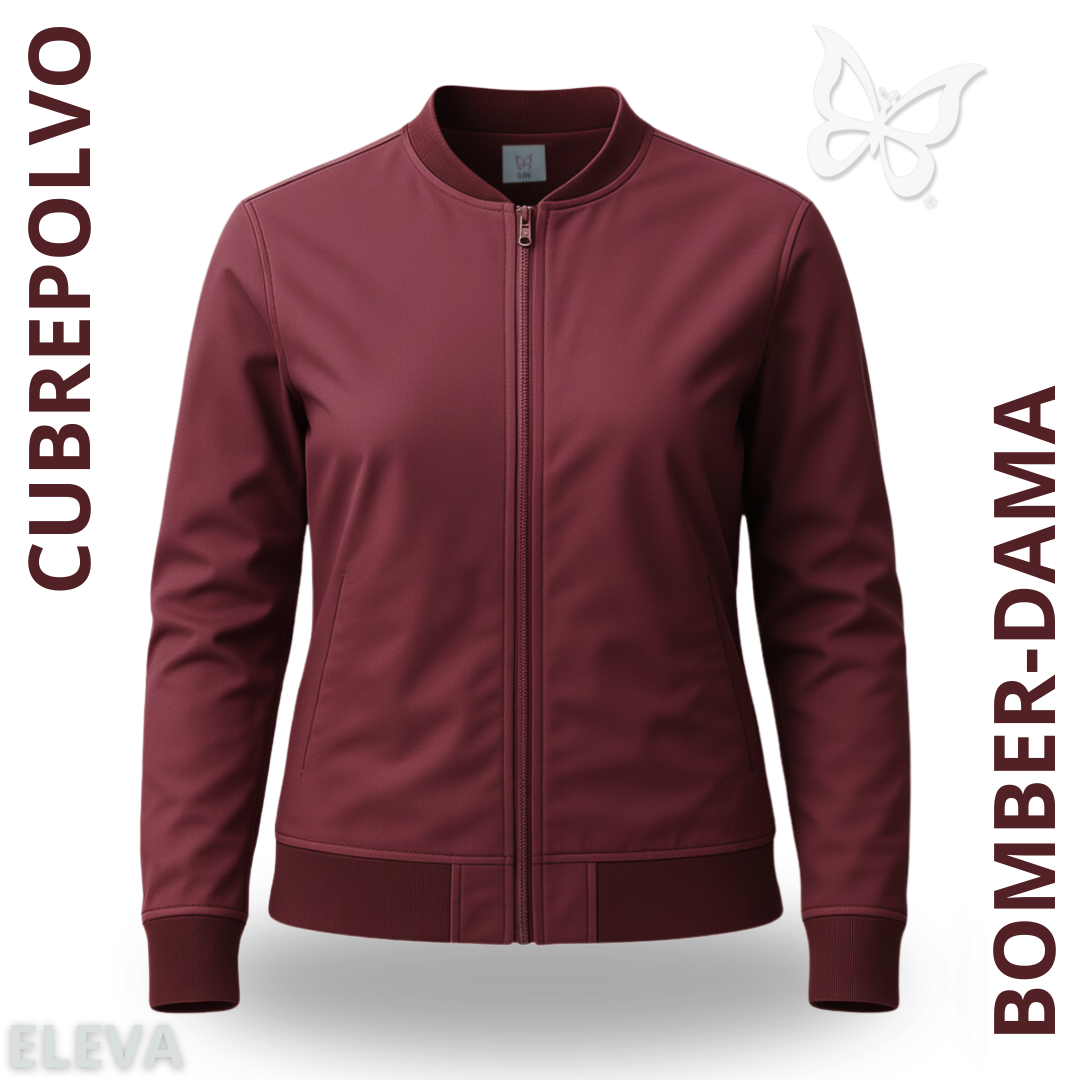 CUBREPOLVO BOMBER - VINO DAMA