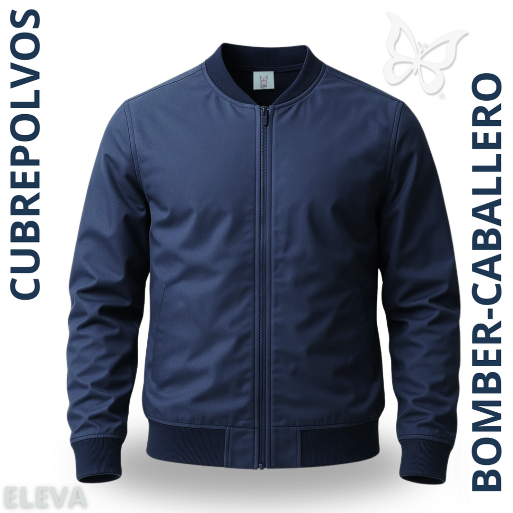 CUBREPOLVO BOMBER - MARINO