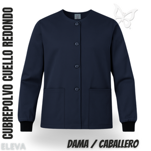 CUBREPOLVO CUELLO REDONDO - MARINO