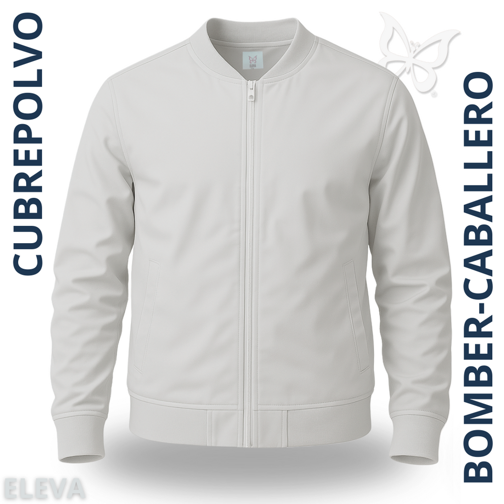 CUBREPOLVO BOMBER - BLANCO CABALLERO
