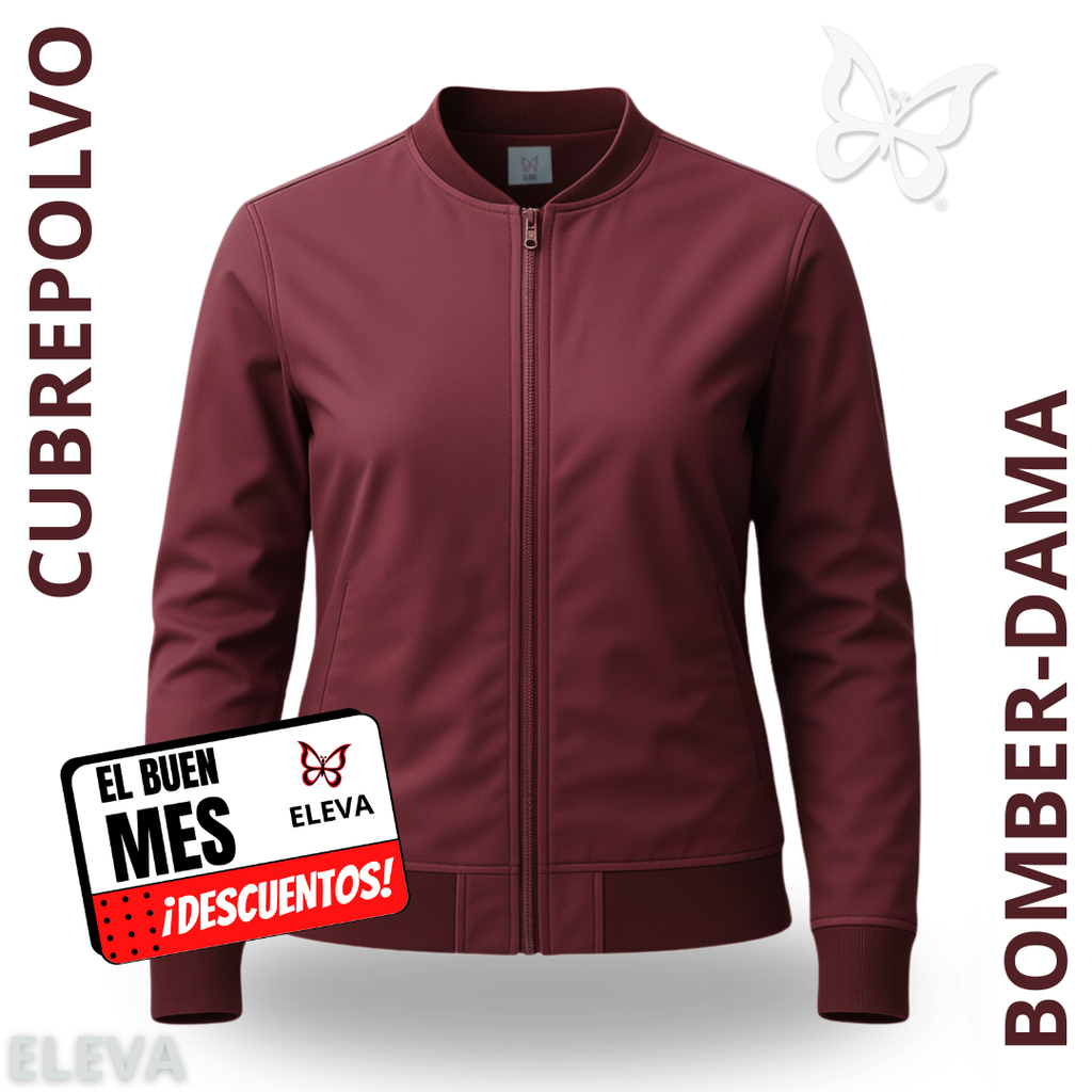 CUBREPOLVO BOMBER - VINO DAMA