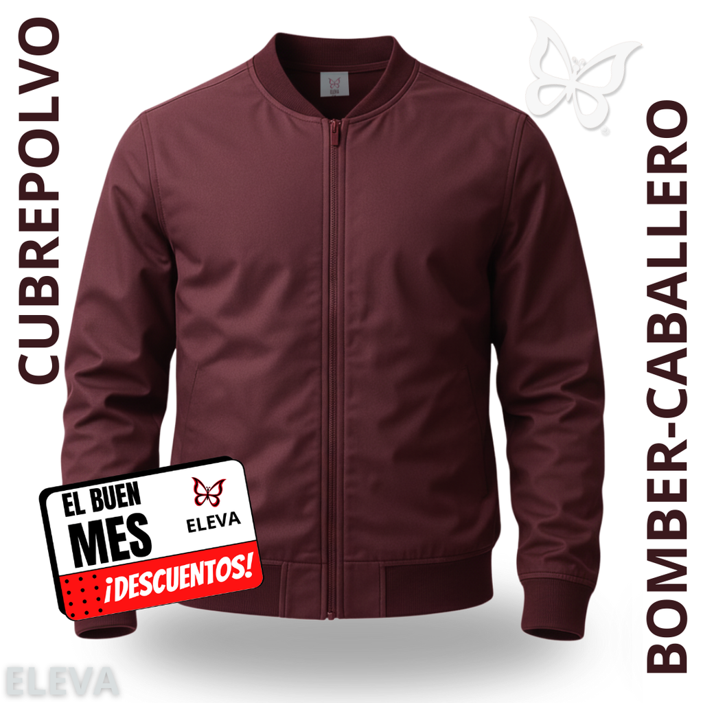 CUBREPOLVO BOMBER - VINO CABALLERO