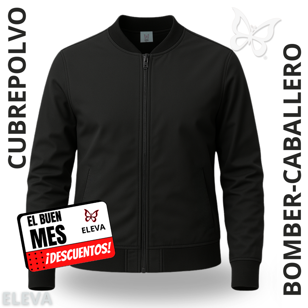 CUBREPOLVO BOMBER - NEGRO CABALLERO