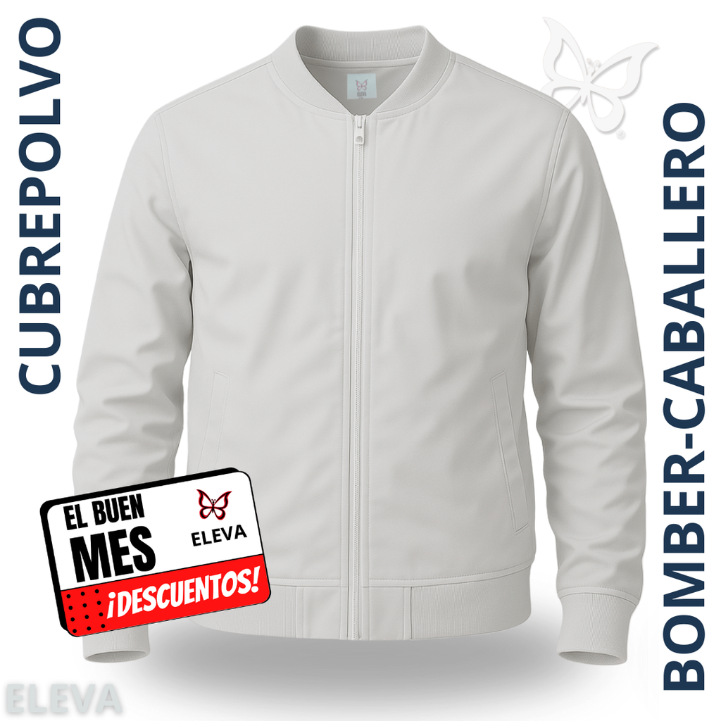 CUBREPOLVO BOMBER - BLANCO CABALLERO