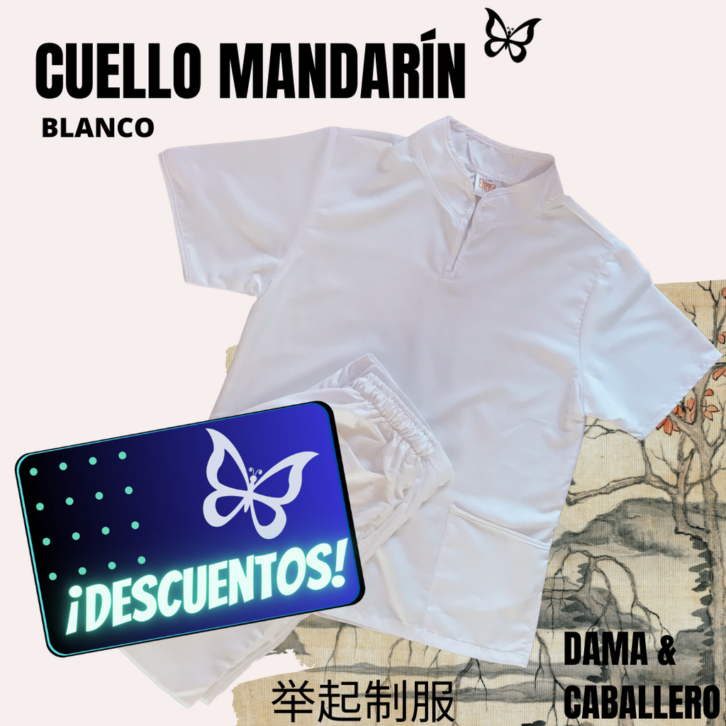 UQ - CUELLO MANDARÍN BLANCO