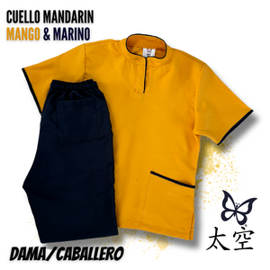 UQ - CUELLO MANDARÍN MANGO& MARINO