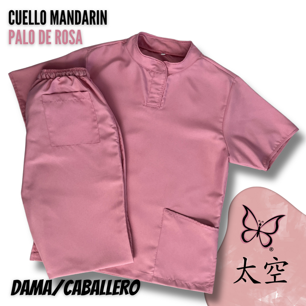 UQ - CUELLO MANDARÍN PALO DE ROSA