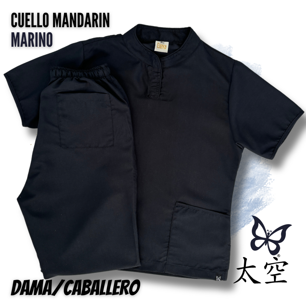 UQ - CUELLO MANDARÍN MARINO