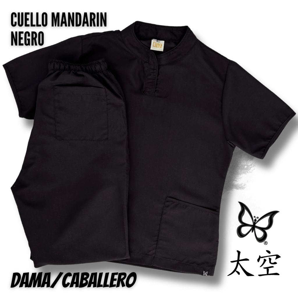 UQ - CUELLO MANDARÍN NEGRO