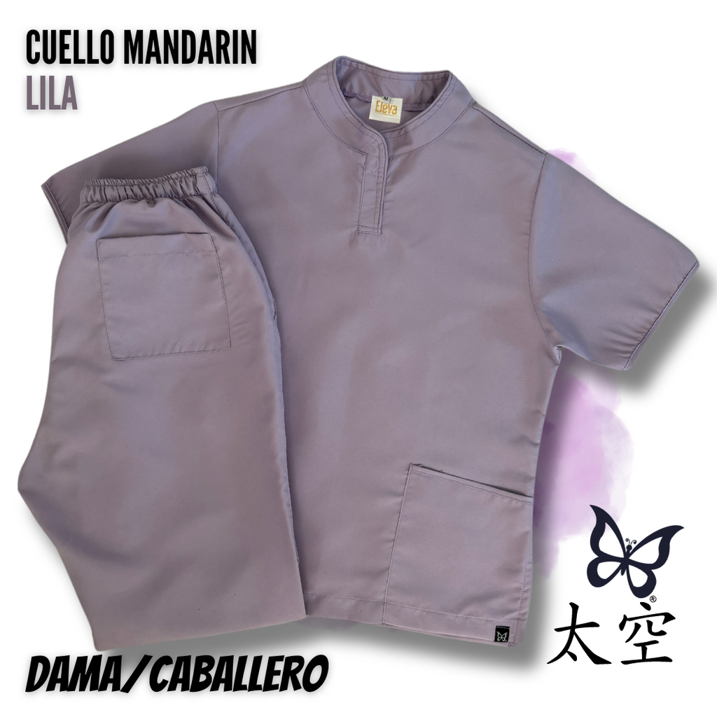 UQ - CUELLO MANDARÍN LILA