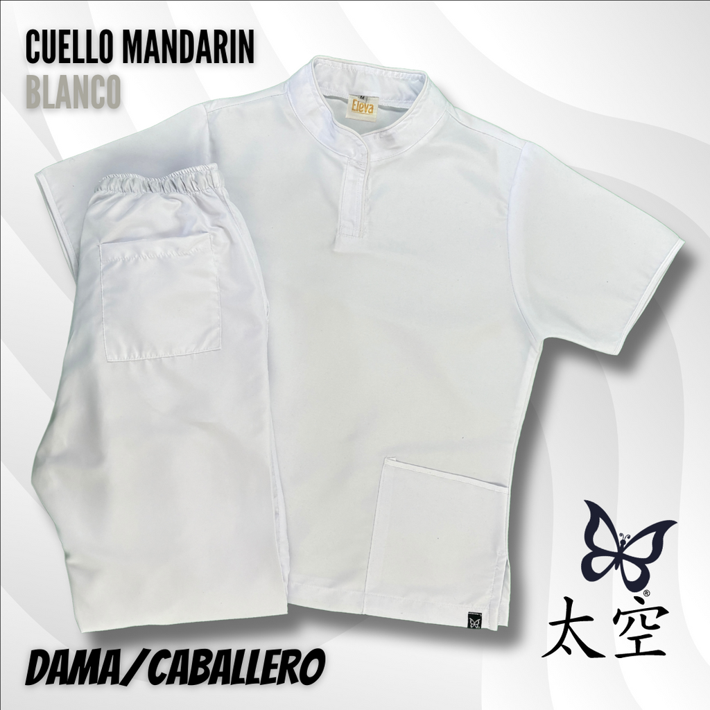 UQ - CUELLO MANDARÍN BLANCO