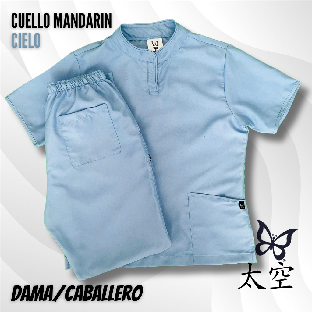 UQ - CUELLO MANDARÍN CIELO