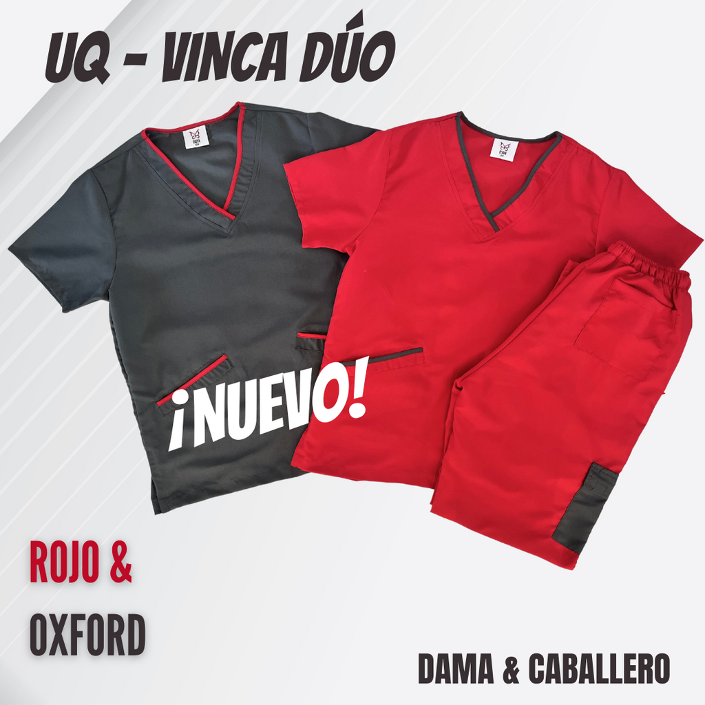 UQ - VINCA DÚO ROJO & OXFORD