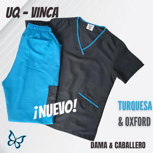 UQ - VINCA TURQUESA & OXFORD