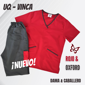 UQ - VINCA ROJO & OXFORD