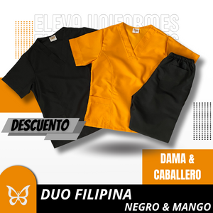 DÚO FILIPINA - NEGRO & MANGO