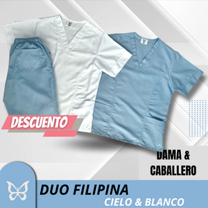 DÚO FILIPINA - CIELO & BLANCO